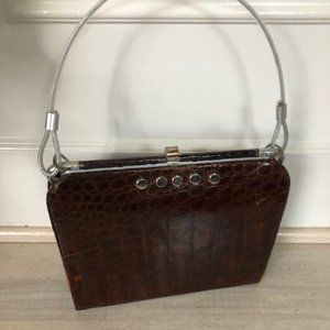 Alligator purse, upgraded vintage